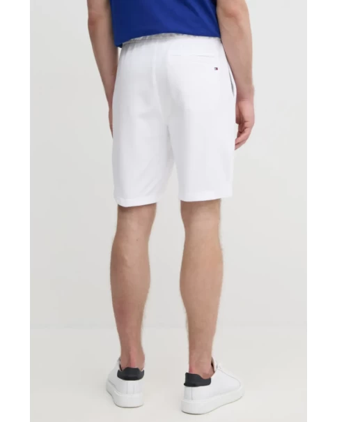 Ανδρική Λευκή Βερμούδα Φούτερ Tommy Hilfiger MW0MW38698 ΒΕΡΜΟΥΔΕΣ Ανδρική Λευκή Βερμούδα Φούτερ Tommy Hilfiger MW0MW38698 ΒΕΡΜΟΥΔΕΣ