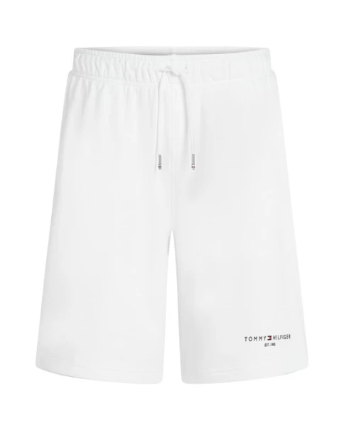 Ανδρική Λευκή Βερμούδα Φούτερ Tommy Hilfiger MW0MW38698 ΒΕΡΜΟΥΔΕΣ Ανδρική Λευκή Βερμούδα Φούτερ Tommy Hilfiger MW0MW38698 ΒΕΡΜΟΥΔΕΣ