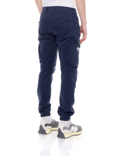 Ανδρικό Cargo Παντελόνι Cover New Army Blue T0190-30 CARGO