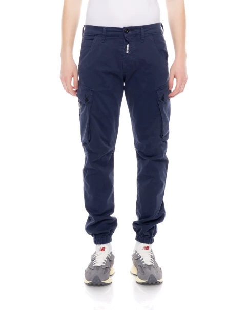 Ανδρικό Cargo Παντελόνι Cover New Army Blue T0190-30 CARGO