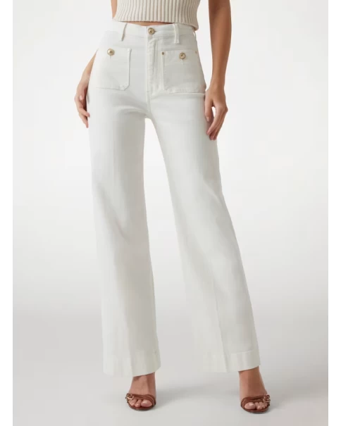 Jean Παντελόνι Guess Wide Leg W5GA2JD5N71 Jean Παντελόνι Guess Wide Leg W5GA2JD5N71