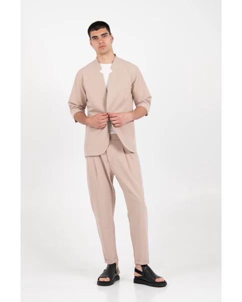 Ανδρικό Μάο Overshirt Vittorio 300-25-ALBERTO Beige OVERSHIRT Ανδρικό Μάο Overshirt Vittorio 300-25-ALBERTO Beige OVERSHIRT