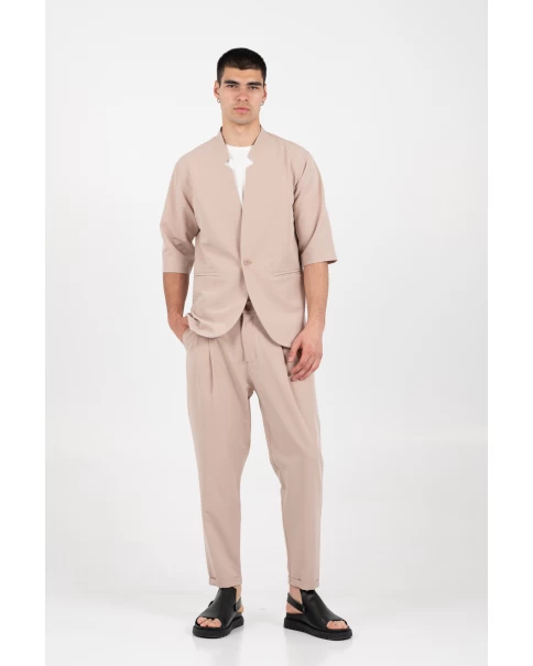 Ανδρικό Μάο Overshirt Vittorio 300-25-ALBERTO Beige OVERSHIRT Ανδρικό Μάο Overshirt Vittorio 300-25-ALBERTO Beige OVERSHIRT