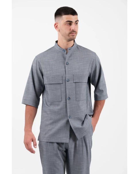 Ανδρικό Μάο Overshirt Vittorio 300-25-BOSA Ανδρικό Μάο Overshirt Vittorio 300-25-BOSA