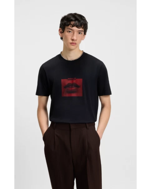 Ανδρικό T-shirt Hugo Deterni 50544496 001 T-SHIRTS