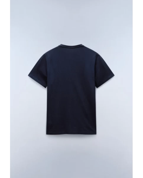 Ανδρική Μονόχρωμη Μπλούζα Napapijri SALIS NP0A4H8D1761 Blue Marine T-SHIRTS Ανδρική Μονόχρωμη Μπλούζα Napapijri SALIS NP0A4H8D1761 Blue Marine T-SHIRTS