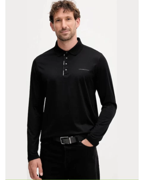 Ανδρική Μπλούζα με γιακά Karl Lagerfeld 745002 554200 990 Ανδρική Μπλούζα με γιακά Karl Lagerfeld 745002 554200 990