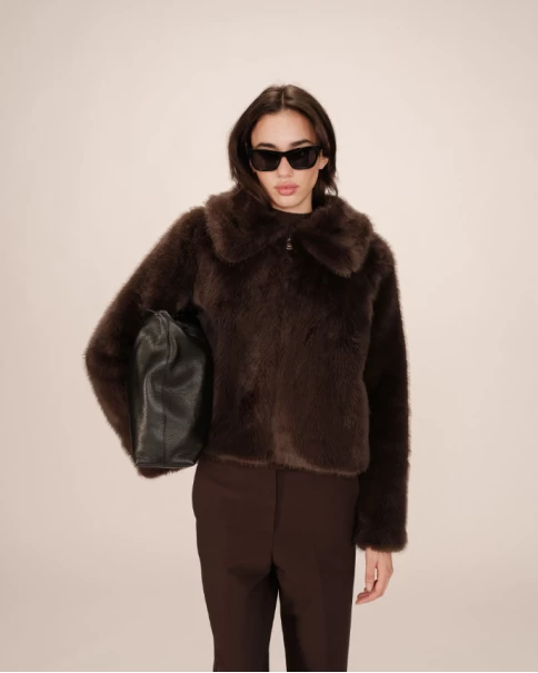 Γυναικείο Jacket Grace & Mila Shonna Chocolat ΠΑΛΤΟ & ΣΑΚΑΚΙΑ Γυναικείο Jacket Grace & Mila Shonna Chocolat ΠΑΛΤΟ & ΣΑΚΑΚΙΑ