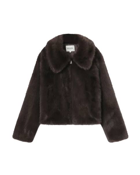 Γυναικείο Jacket Grace & Mila Shonna Chocolat ΠΑΛΤΟ & ΣΑΚΑΚΙΑ Γυναικείο Jacket Grace & Mila Shonna Chocolat ΠΑΛΤΟ & ΣΑΚΑΚΙΑ