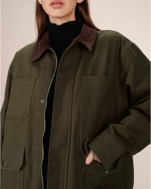 Γυναικείο Jacket Grace & Mila Soraya Vert Forest ΜΠΟΥΦΑΝ Γυναικείο Jacket Grace & Mila Soraya Vert Forest ΜΠΟΥΦΑΝ