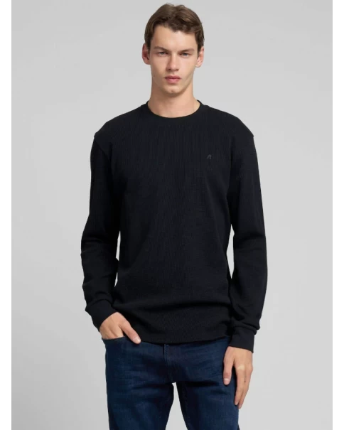 Ανδρική Μπλούζα Waffle Μακρυμάνικη Replay M3101 85204 098 Ανδρική Μπλούζα Waffle Μακρυμάνικη Replay M3101 85204 098