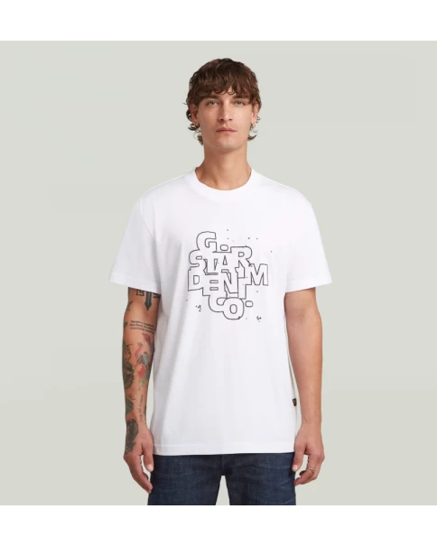 Άνδρικό T-shirt G-STAR HD PRINT D26824-D975-110 T-SHIRTS Άνδρικό T-shirt G-STAR HD PRINT D26824-D975-110 T-SHIRTS