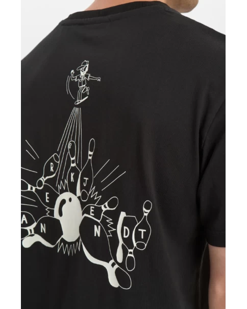 Ανδρική Μπλούζα Anerkjendt Akvillads Bowling 902147 T-SHIRTS