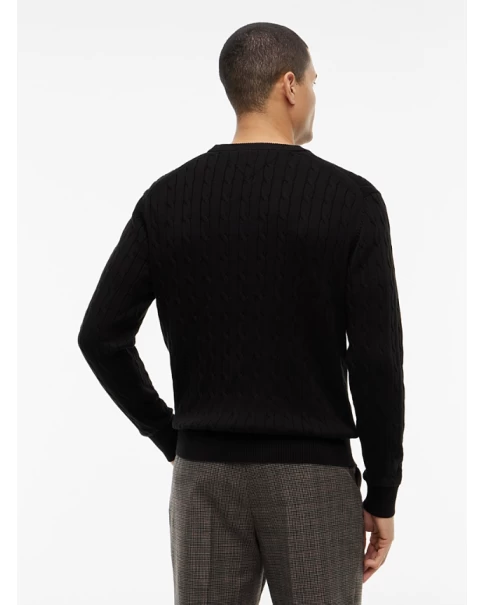 Ανδρικό Cotton Πλεκτό Tommy Hilfiger MW0MW33132 Black ΠΛΕΚΤΑ Ανδρικό Cotton Πλεκτό Tommy Hilfiger MW0MW33132 Black ΠΛΕΚΤΑ