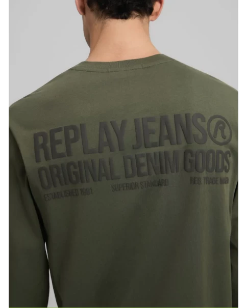Μπλούζα Μακρυμάνικη Ανδρική Replay M3300 849 T-SHIRTS LONG SLEEVE Μπλούζα Μακρυμάνικη Ανδρική Replay M3300 849 T-SHIRTS LONG SLEEVE