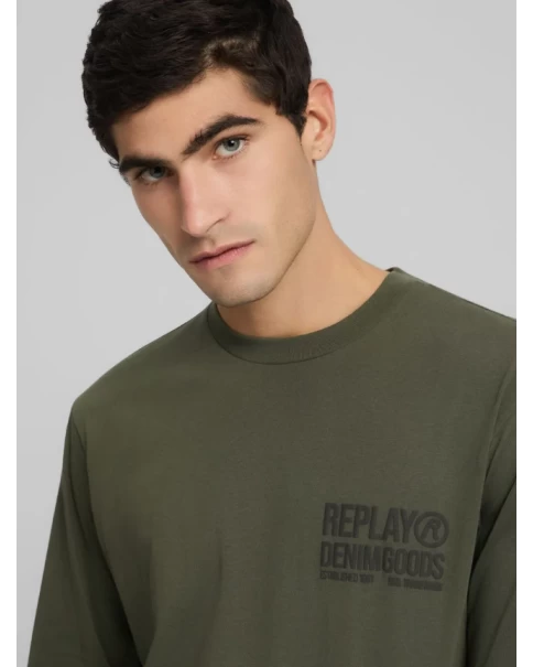 Μπλούζα Μακρυμάνικη Ανδρική Replay M3300 849 T-SHIRTS LONG SLEEVE Μπλούζα Μακρυμάνικη Ανδρική Replay M3300 849 T-SHIRTS LONG SLEEVE