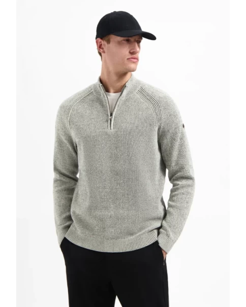 Ανδρική σενίλ Μπλούζα με zip No Excess 29210967sn kit ΠΛΕΚΤΑ Ανδρική σενίλ Μπλούζα με zip No Excess 29210967sn kit ΠΛΕΚΤΑ