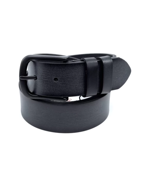 Ανδρική Δερμάτινη Ζώνη Legend L-101 BLACK