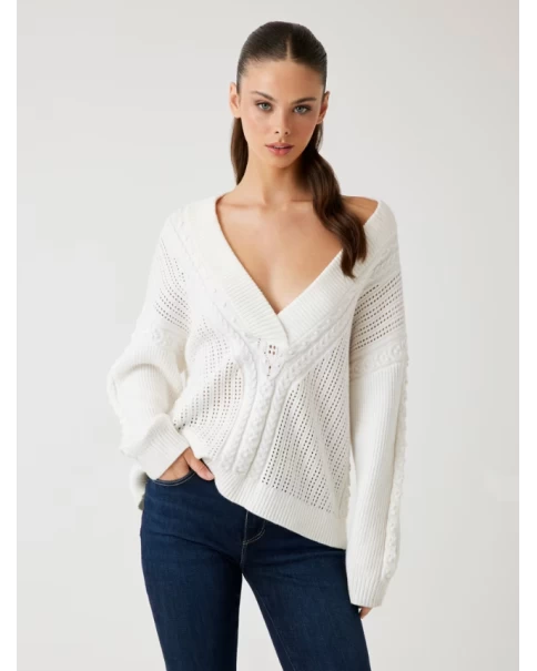 Γυναικεία Πλεκτή Μπλούζα Guess W5BR53Z2ZK2 ΠΛΕΚΤΑ Γυναικεία Πλεκτή Μπλούζα Guess W5BR53Z2ZK2 ΠΛΕΚΤΑ