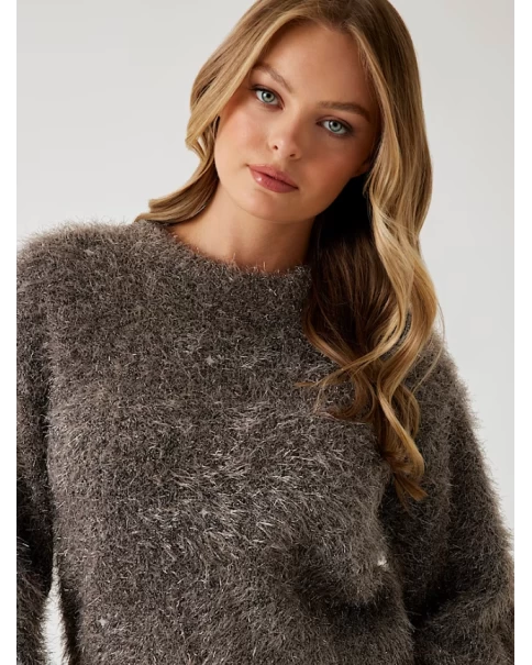 Γυναικεία Πλεκτή Μπλούζα Guess W5BR97Z4030 Γυναικεία Πλεκτή Μπλούζα Guess W5BR97Z4030