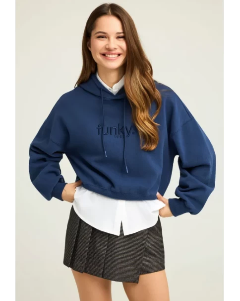 Γυναικείο Φούτερ Funky Buddha FBL012-113-06 Γυναικείο Φούτερ Funky Buddha FBL012-113-06