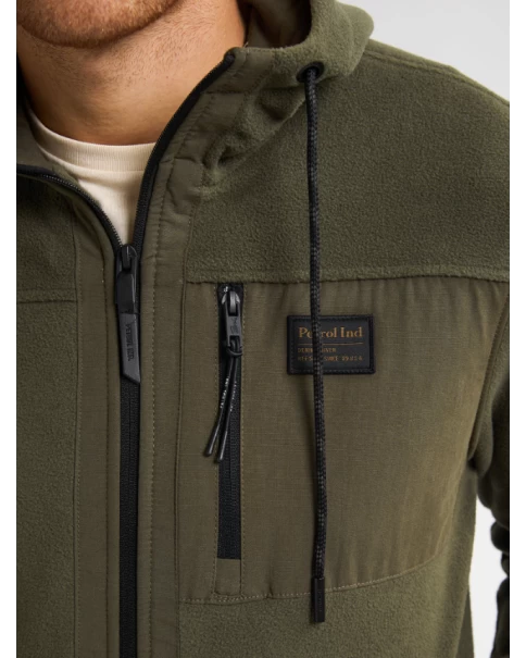 Ανδρική Ζακέτα Fleece Petrol M-3050-SWH338 ΖΑΚΕΤΕΣ