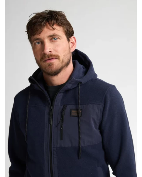 Ανδρική Ζακέτα Fleece Petrol M-3050-SWH338 ΖΑΚΕΤΕΣ