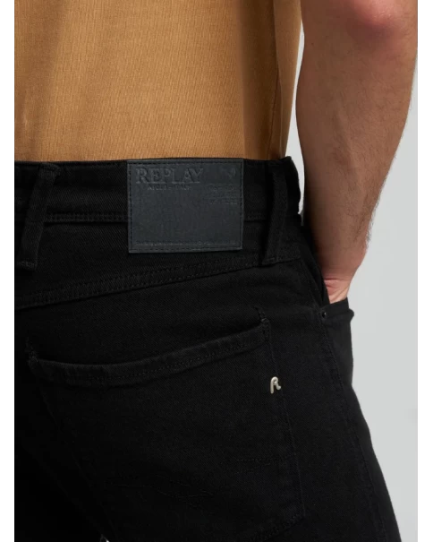 Ανδρικό Jean Παντελόνι Replay Anbass M914Y 80693C1 098 Black JEANS