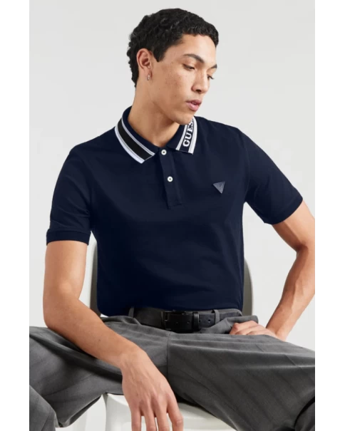 Ανδρική Μπλούζα Πόλο Guess M6RP60K7O64 ΜΠΛΟΥΖΕΣ POLO Ανδρική Μπλούζα Πόλο Guess M6RP60K7O64 ΜΠΛΟΥΖΕΣ POLO