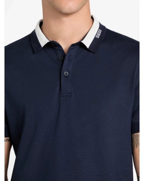 Ανδρική Μπλούζα Πόλο Guess M6RP47KARS2 ΜΠΛΟΥΖΕΣ POLO Ανδρική Μπλούζα Πόλο Guess M6RP47KARS2 ΜΠΛΟΥΖΕΣ POLO