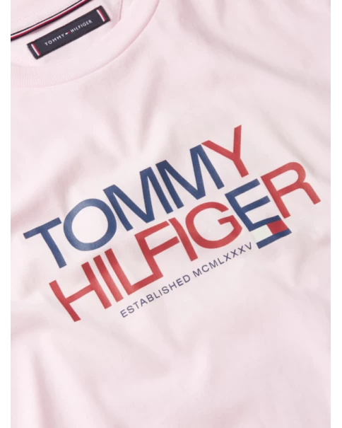 Ανδρικό T-Shirt Tommy Hilfiger MW0MW42369 Pink T-SHIRTS Ανδρικό T-Shirt Tommy Hilfiger MW0MW42369 Pink T-SHIRTS