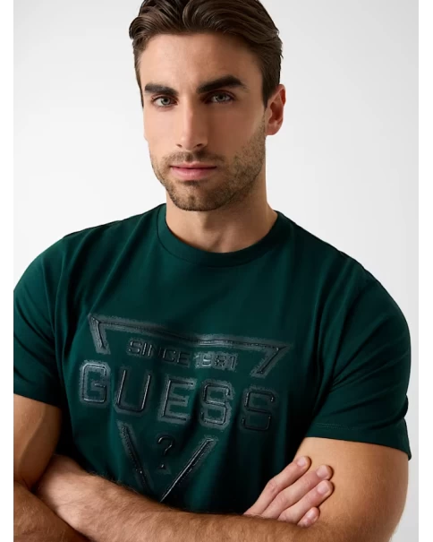Ανδρικό T-shirt Guess Fainted Triangle M6RI09I3Z14