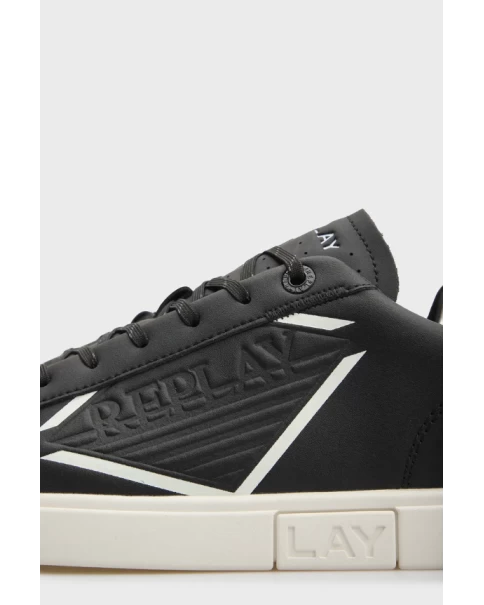 Ανδρικά Μαύρα Παπούτσια Replay Polys Stamp GMZ3P C0054L CASUAL-SNEAKERS Ανδρικά Μαύρα Παπούτσια Replay Polys Stamp GMZ3P C0054L CASUAL-SNEAKERS
