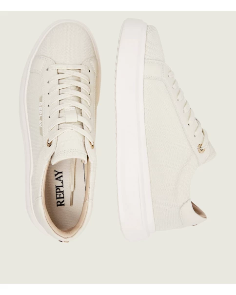 Ανδρικά Παπούτσια Replay Pulsartwo GMZ8E C0002T Off White CASUAL-SNEAKERS