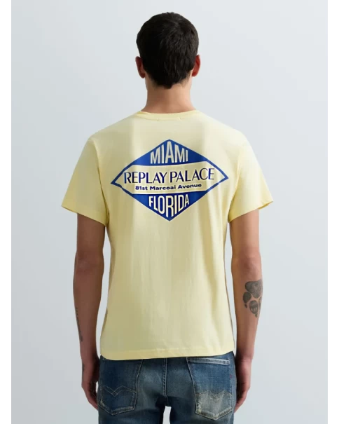 Ανδρικό T-shirt Replay M3344 2660 645 T-SHIRTS Ανδρικό T-shirt Replay M3344 2660 645 T-SHIRTS
