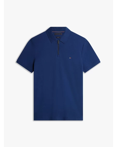 Ανδρική Μπλούζα Πόλο Interlock με φερμουάρ Tommy Hilfiger MW0MW42758 POLO T-SHIRTS Ανδρική Μπλούζα Πόλο Interlock με φερμουάρ Tommy Hilfiger MW0MW42758 POLO T-SHIRTS