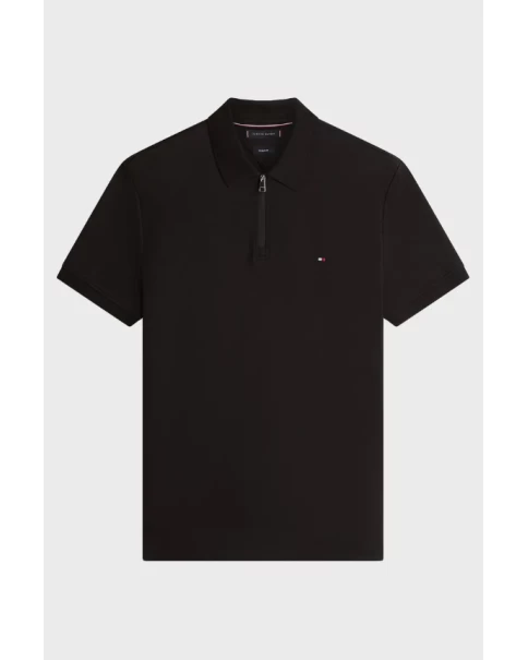 Ανδρική Μπλούζα Πόλο Interlock με φερμουάρ Tommy Hilfiger MW0MW42758 POLO T-SHIRTS Ανδρική Μπλούζα Πόλο Interlock με φερμουάρ Tommy Hilfiger MW0MW42758 POLO T-SHIRTS