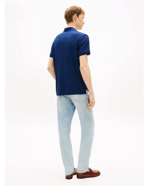 Ανδρική Μπλούζα Πόλο Interlock με φερμουάρ Tommy Hilfiger MW0MW42758 POLO T-SHIRTS Ανδρική Μπλούζα Πόλο Interlock με φερμουάρ Tommy Hilfiger MW0MW42758 POLO T-SHIRTS