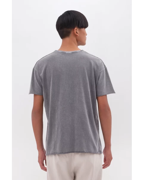 Ανδρική Μπλούζα Dirty Laundry Relaxed Sleeves DLMT000637 Vintage Grey and Khaki T-SHIRTS Ανδρική Μπλούζα Dirty Laundry Relaxed Sleeves DLMT000637 Vintage Grey and Khaki T-SHIRTS