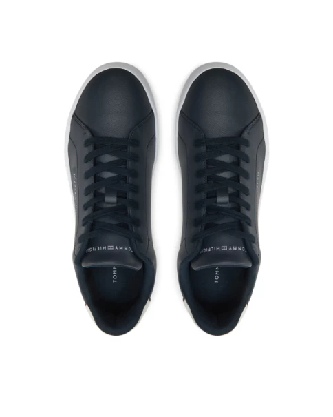 Ανδρικά Μπλέ Δερμάτινα SneakersTommy Hilfiger FM0FM05367 CASUAL-SNEAKERS Ανδρικά Μπλέ Δερμάτινα SneakersTommy Hilfiger FM0FM05367 CASUAL-SNEAKERS