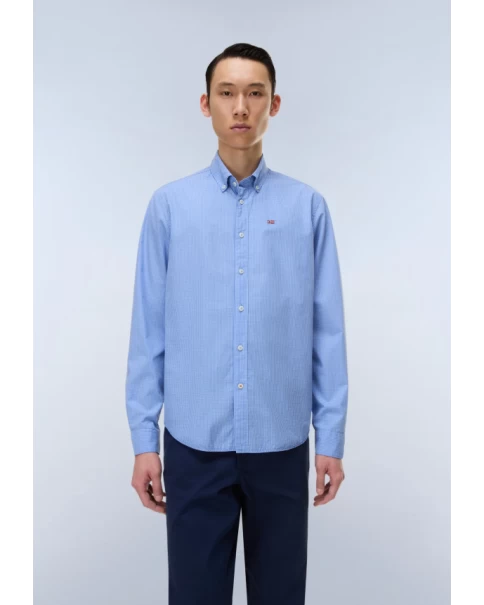 Ανδρικό Πουκάμισο Napapijri G-Terra NP0A4IDGCHP LONG SLEEVE SHIRTS Ανδρικό Πουκάμισο Napapijri G-Terra NP0A4IDGCHP LONG SLEEVE SHIRTS