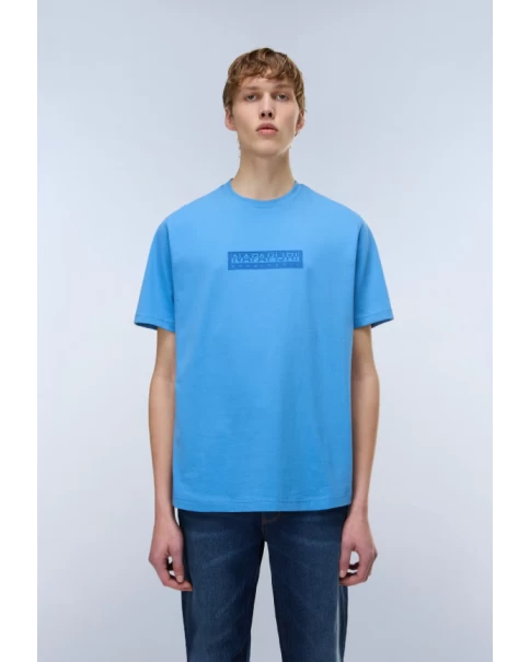 Ανδρικό T-shirt Napapijri BOX LOGO NP0A4IFLB9A1 T-SHIRTS