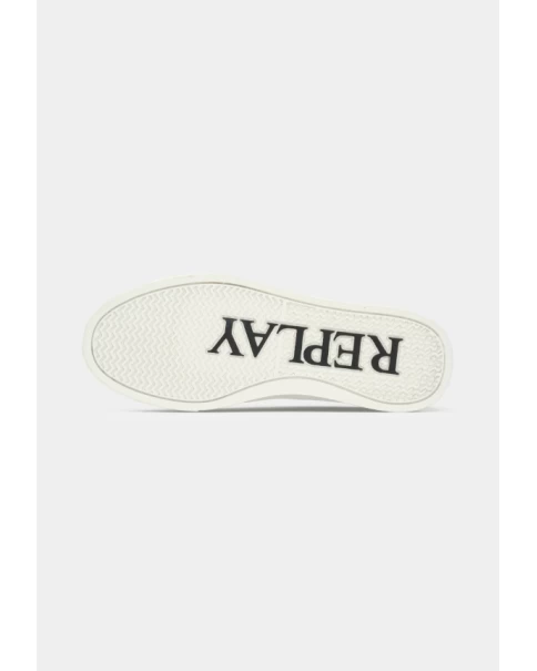 Ανδρικά Λευκά Παπούτσια Replay Evan Class GMZ7D0001L CASUAL-SNEAKERS