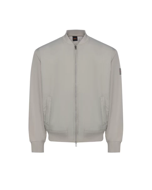 Ανδρική Bomber Ζακέτα Boss Smartcore 50552048 070 Ανδρική Bomber Ζακέτα Boss Smartcore 50552048 070