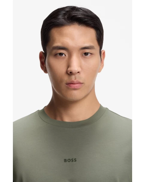 Ανδρικό T-shirt BOSS TChup 50473278 077 Open Grey T-SHIRTS Ανδρικό T-shirt BOSS TChup 50473278 077 Open Grey T-SHIRTS