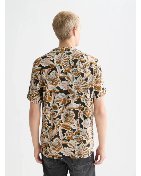 Ανδρικό Πουκάμισο Print SCOTCH & SODA 183059 210 SHORT SLEEVE SHIRTS Ανδρικό Πουκάμισο Print SCOTCH & SODA 183059 210 SHORT SLEEVE SHIRTS