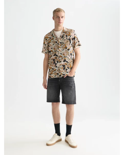 Ανδρικό Πουκάμισο Print SCOTCH & SODA 183059 210 SHORT SLEEVE SHIRTS Ανδρικό Πουκάμισο Print SCOTCH & SODA 183059 210 SHORT SLEEVE SHIRTS