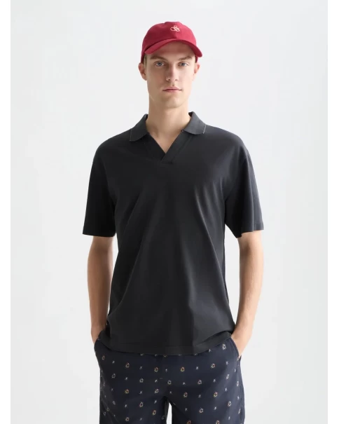 Ανδρική Μπλούζα με γιακά και V Scotch & Soda 182267 001 ΜΠΛΟΥΖΕΣ POLO