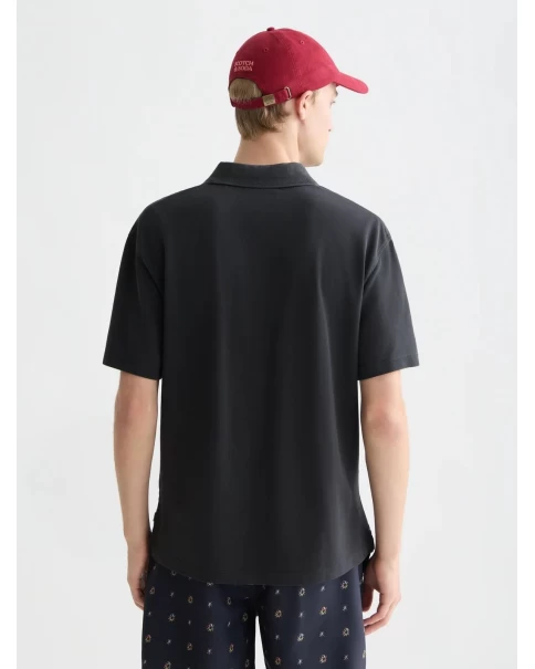 Ανδρική Μπλούζα με γιακά και V Scotch & Soda 182267 001 ΜΠΛΟΥΖΕΣ POLO
