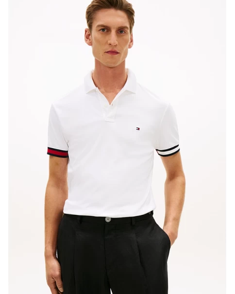 Ανδρική Μπλούζα με γιακά Tommy Hilfiger MW0MW42743 POLO T-SHIRTS Ανδρική Μπλούζα με γιακά Tommy Hilfiger MW0MW42743 POLO T-SHIRTS